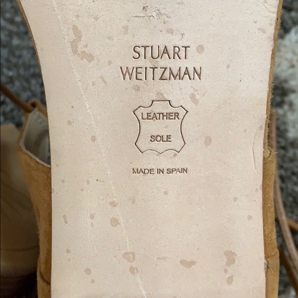 Stuart Weitzman tie-up suede sandals - Picture 6 of 7